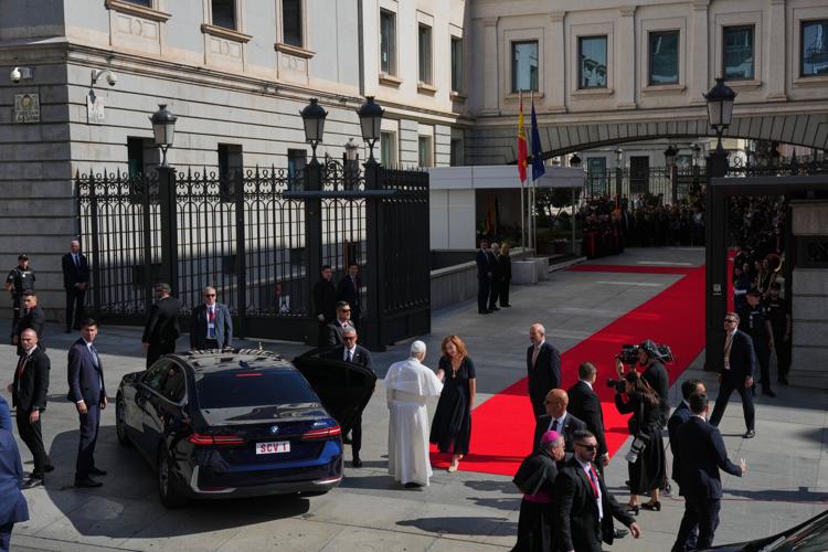 APTOPIX Spain Pope