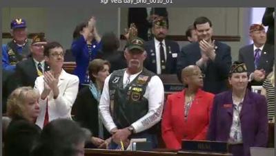 Veterans and Active Military Recognized at Legislature