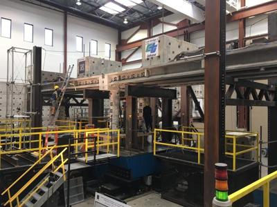 UNR Researchers Test Bridge During Earthquake Simulation
