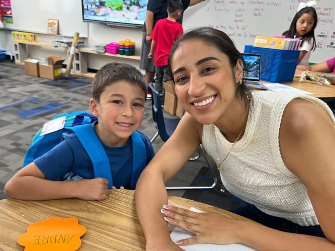 Empire Elementary School student and Parent on in the classroom.jpg