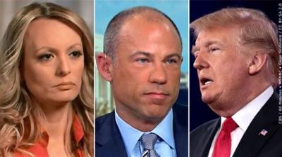 Stormy Daniels, Michael Avenatti, Donald Trump