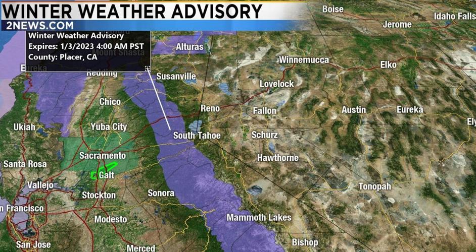 Winter Weather Advisory, Jan. 2, 2023