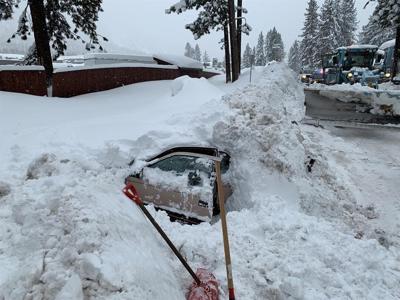 Tahoe Snow Plow Driver Hits Buried Car, Finds Woman Inside