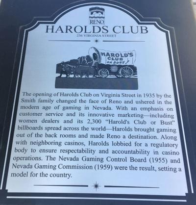 Historical Marker Honors Harold's Club in Downtown Reno