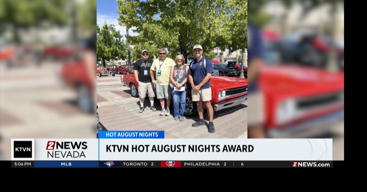 Ryan Canaday gave out the KTVN Hot August Nights award
