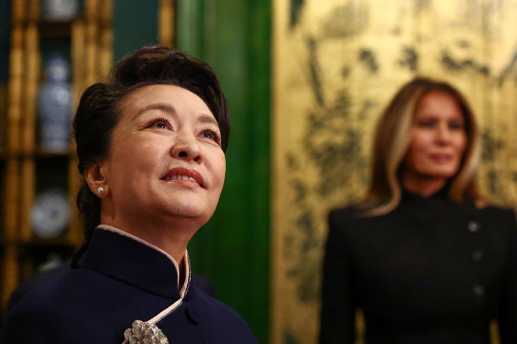 Trump Xi Spouses