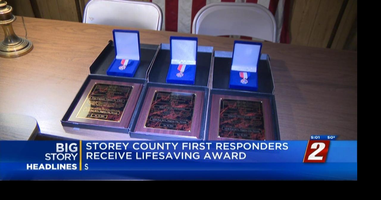 Three Storey County First Responders Receive Lifesaving Award After ...