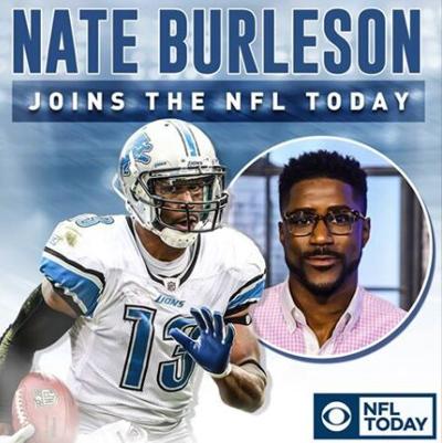 Nate Burleson Joins CBS Sports as Analyst on 'The NFL Today'