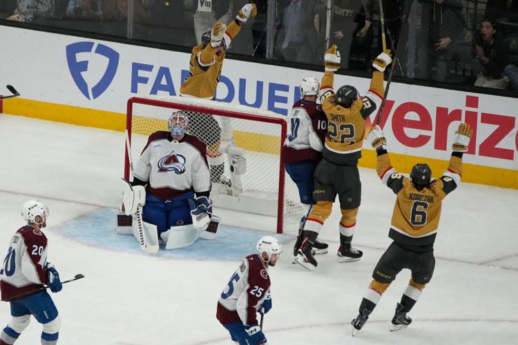 Avalanche Golden Knights Hockey