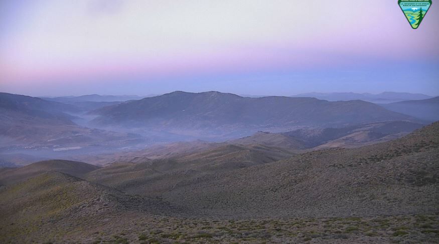 Smoke due to mosquito fire