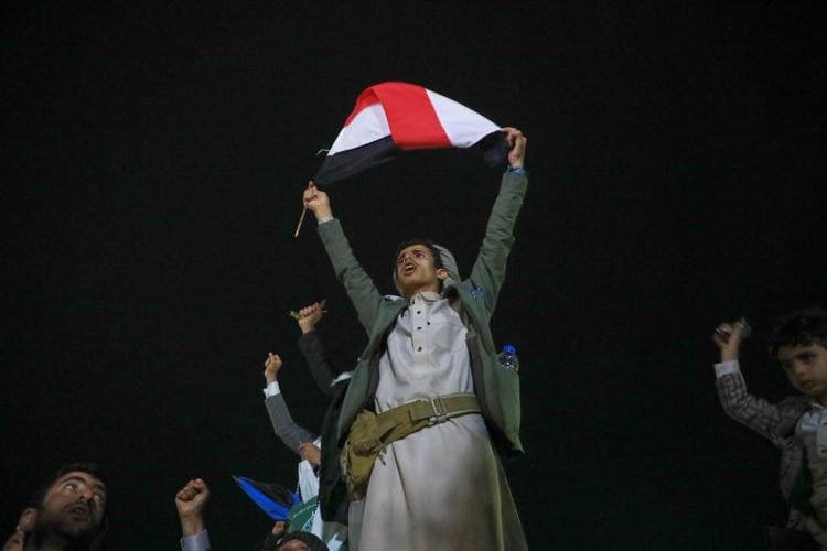 Photos show Houthi rallies, fighters and daily life inside Yemen.