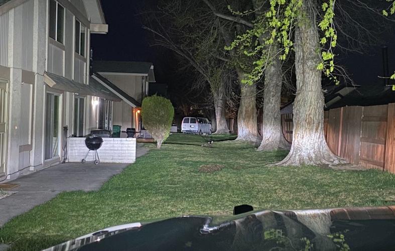 Far away angle of car near Rock & Vance