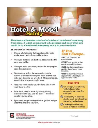 Hotel and Motel Fire Safety