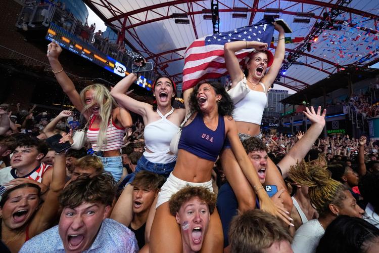 APTOPIX Missouri WCup Soccer Reaction