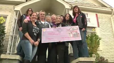 The Eddy House Receives Donation From Chrome Divas Motorcycle Organization