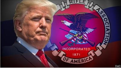 President Trump Prepares To Address NRA