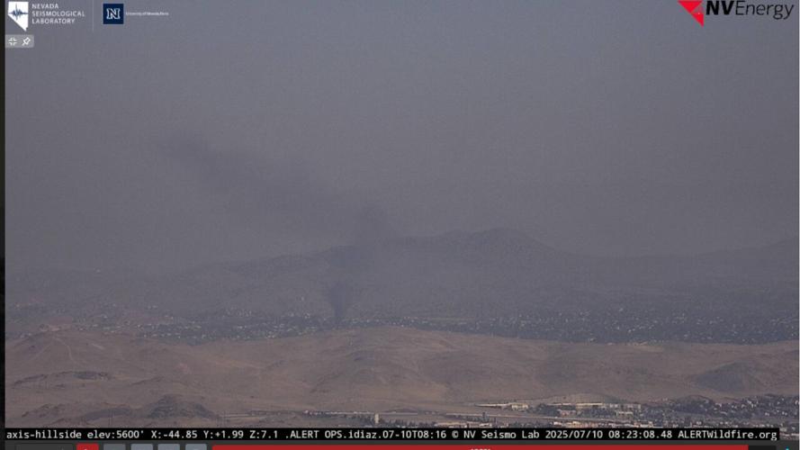 Fire in Sun Valley 071025