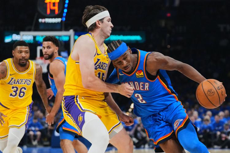 Lakers Thunder Basketball