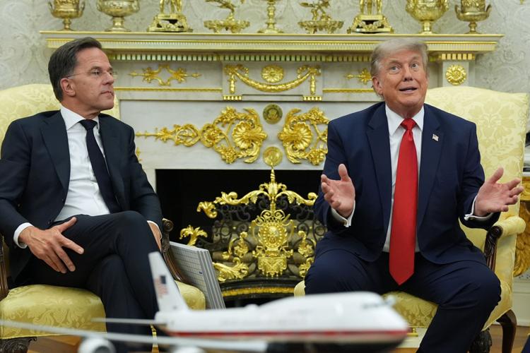 Trump NATO Rutte