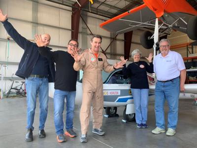 Experimental electric plane breaks world record at Minden-Tahoe Airport