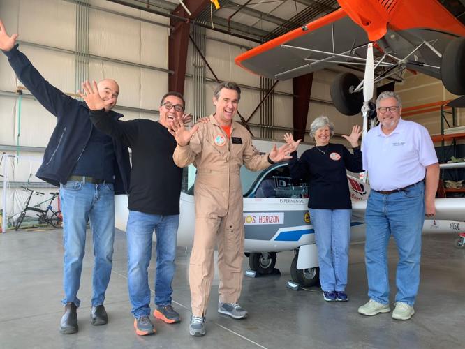 Experimental electric plane breaks world record at Minden-Tahoe Airport