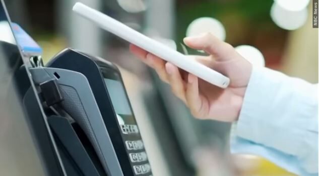 Computer hand with phone