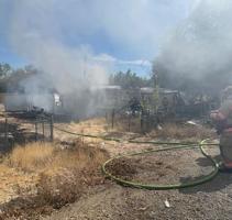 Fire crews knock down mobile home fire in Sun Valley area | Local News ...