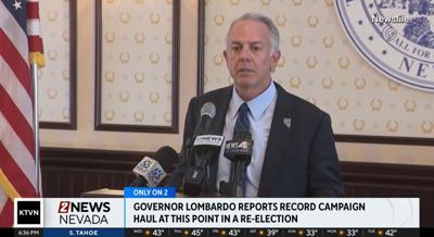 Governor Lombardo reports record campaign haul