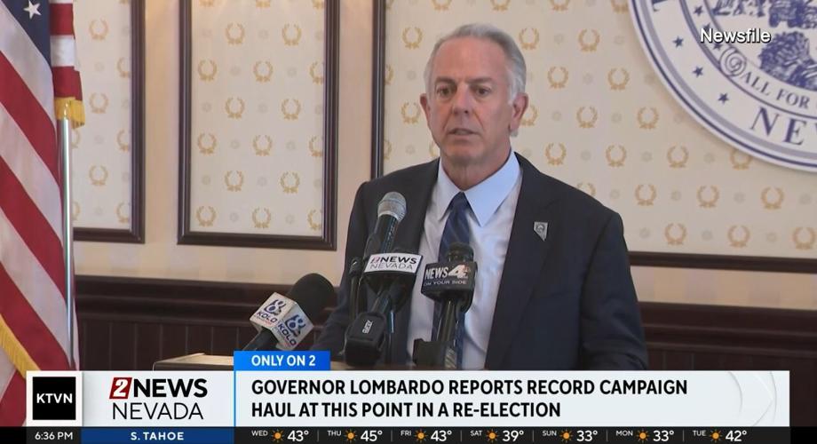 Governor Lombardo reports record campaign haul