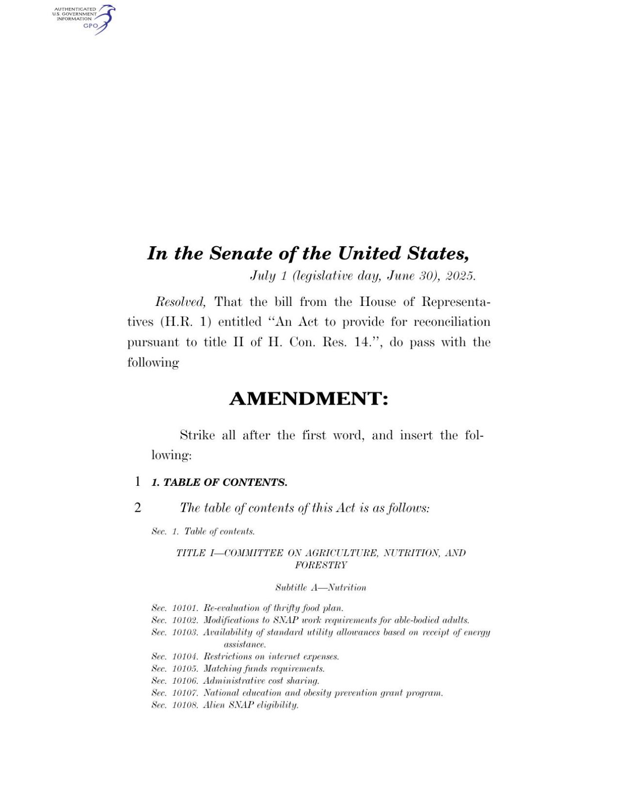 HR 1