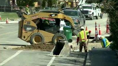 Construction Work Causing Delays on Mayberry Drive