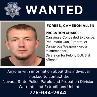 Cameron Forbes wanted picture