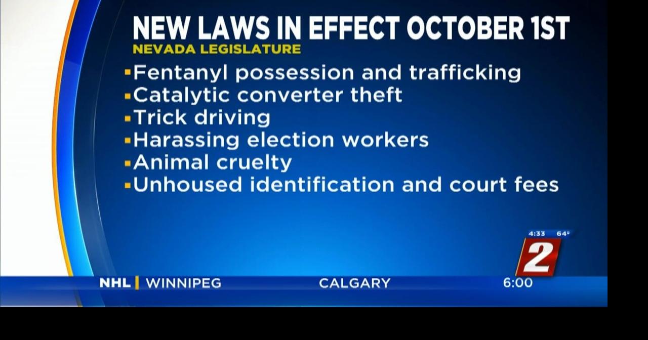 New Laws Take Effect in Nevada News