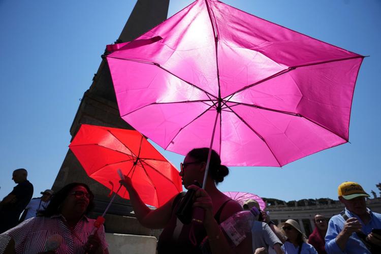 Vatican Extreme Weather Heat