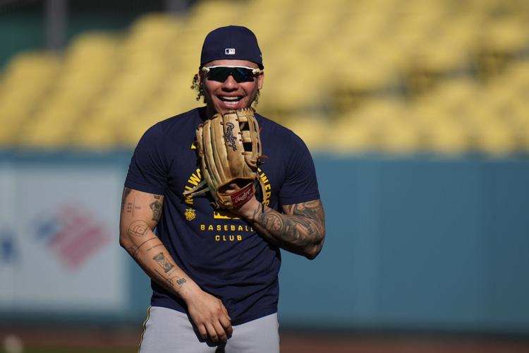 NLCS Brewers Dodgers Baseball