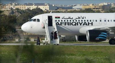 Plane Hijacking in Malta Ends Peacefully; 2 Men Surrender