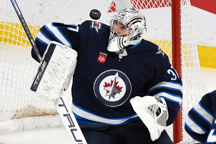 Jets Devils Hellebuyck Trade Hockey