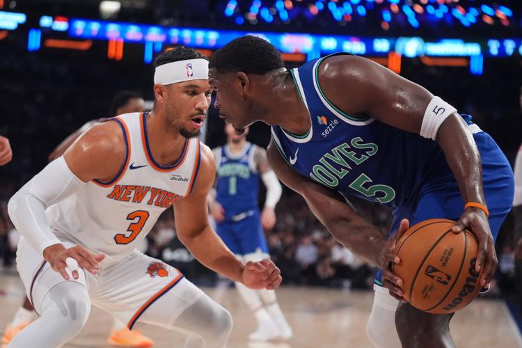 Timberwolves Knicks Basketball