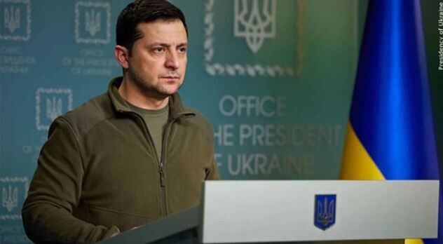 Ukrainian President Volodymyr Zelensky