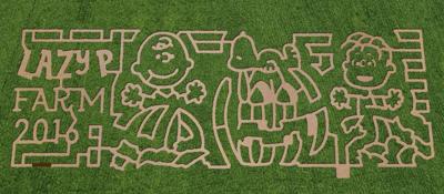 Lazy P Farm in Winnemucca One of 100 Farms Selected to Celebrate "Peanuts" with Custom Maze