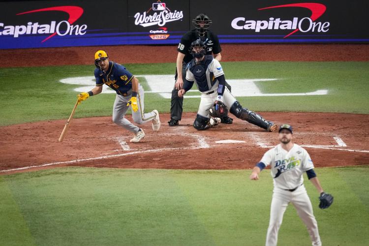 APTOPIX World Series Brewers Rays Baseball