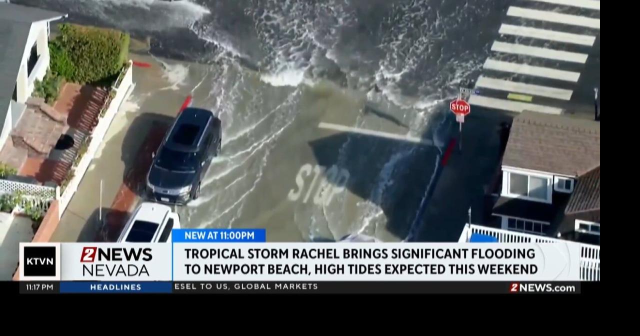 Tropical Storm Rachel bringing flooding to beaches