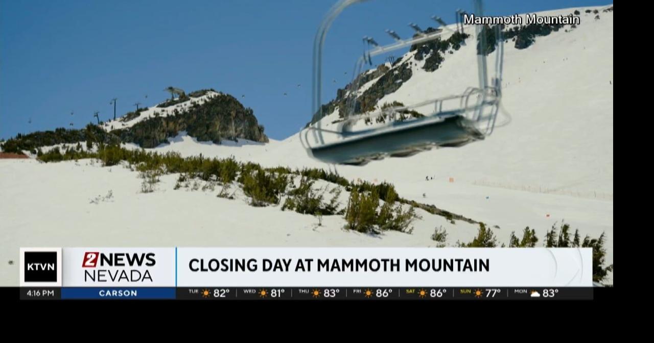 Mammoth Mountain Closing Day Video