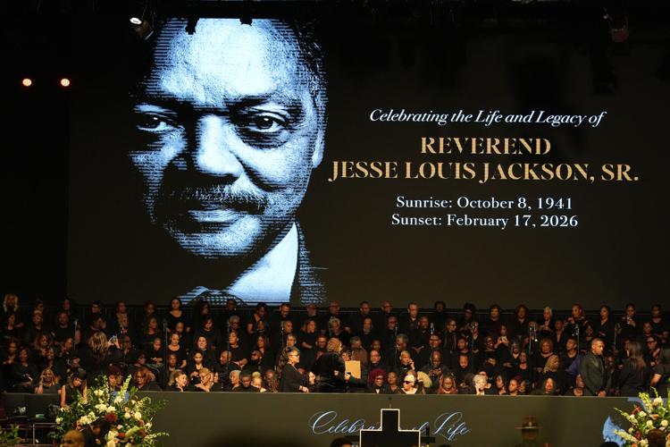 APTOPIX Jesse Jackson Memorial
