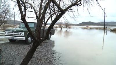 Flooding Forms a Lake in Lemmon Valley