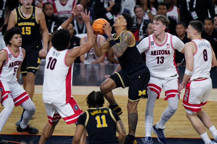 NCAA Michigan Arizona Basketball