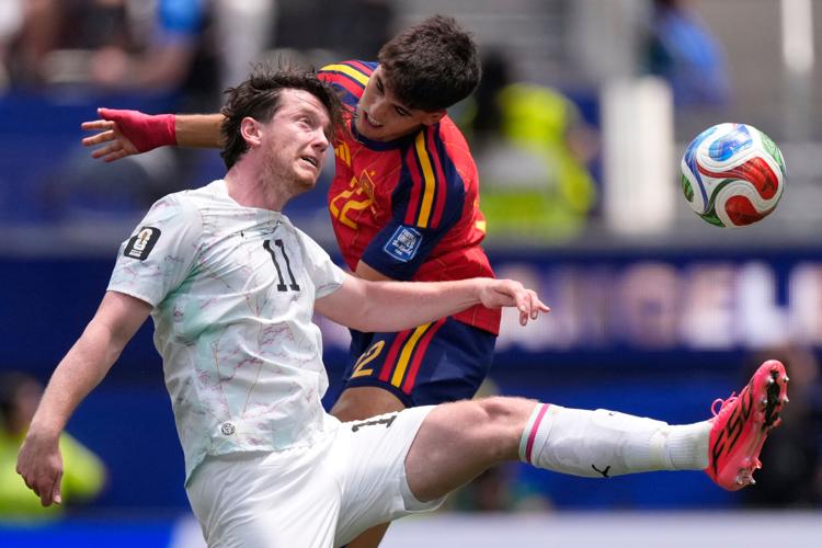 APTOPIX Austria Spain WCup Soccer