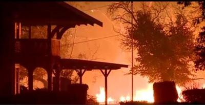 Valley Fire Wipes Out Homes in Middletown