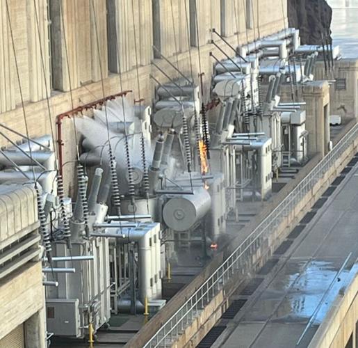 Hoover Dam fire