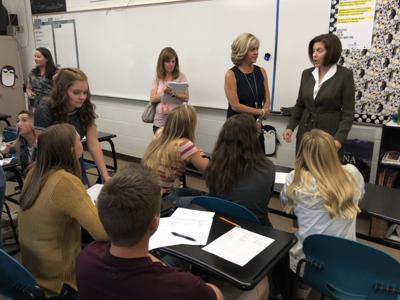 Sen. Cortez Masto Visits High School on First Day of Classes